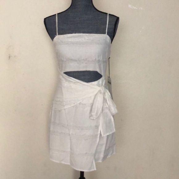 Cotton Candy Dresses & Skirts - Ruffle Mini Wrap Dress